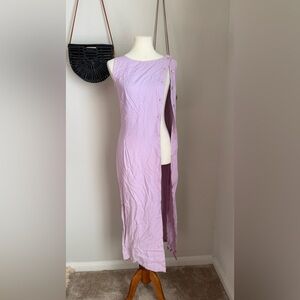 Infinity Side Button Sleeveless Dress, Size 6